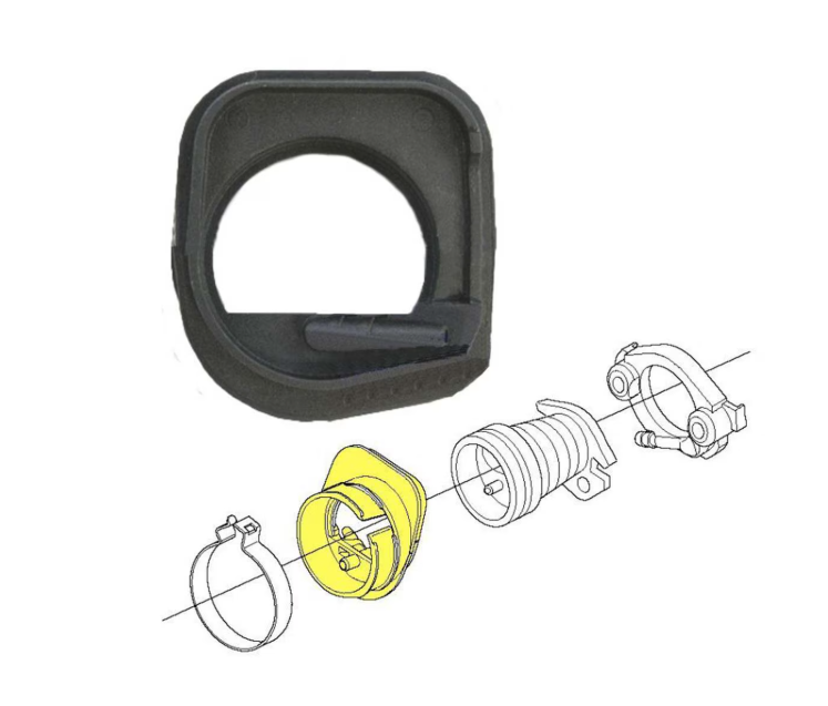 Adaptor carburator drujba Husqvarna 340, 345, 350, 357, 359