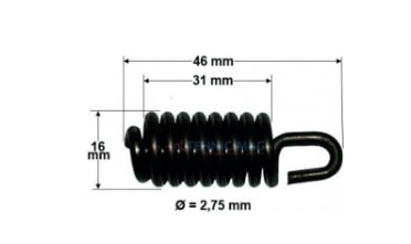 Amortizor drujba Efco 138, 141, 142, 146, 151 / OleoMac 938, 941, 942, 946, 951
