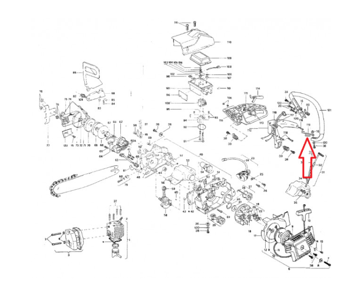Amortizor drujba McCulloch 484