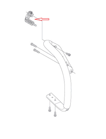 Amortizor maner drujba Husqvarna 545 Mark II/545G Mark II/550 XP Mark II/550 XP G Mark II