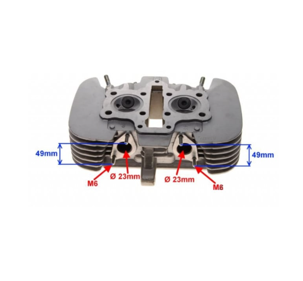 Chiulasa ATV Jialing 250cc (2 pistoane) -4T