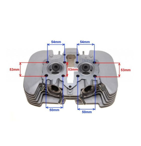 Chiulasa ATV Jialing 250cc (2 pistoane) -4T