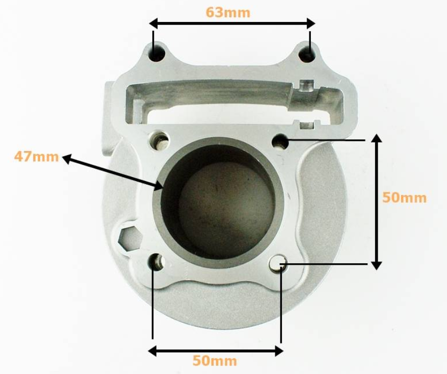 Set Motor Complet (Cilindru si Chiulasa) scuter GY6 80cc , 4 timpi