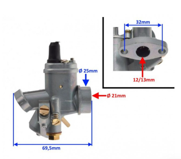 Carburator Sachs, Tomos KS50