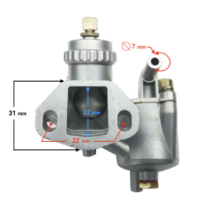 Carburator motocicleta Jawa 50cc