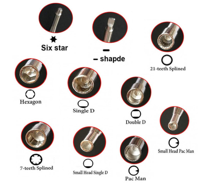 Set 10 surubelnite pentru reglat carburatorul drujba