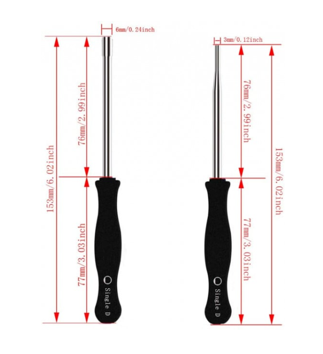 Set 10 surubelnite pentru reglat carburatorul drujba
