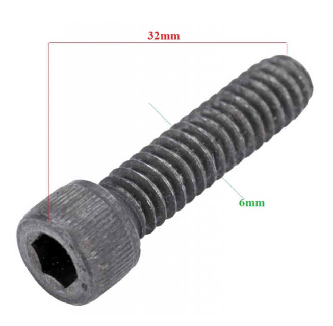 Set 10 suruburi cilindru drujba Husqvarna (32mm, Ø 6mm)