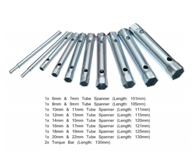 Set 8 chei tubulare 6-22mm drujba