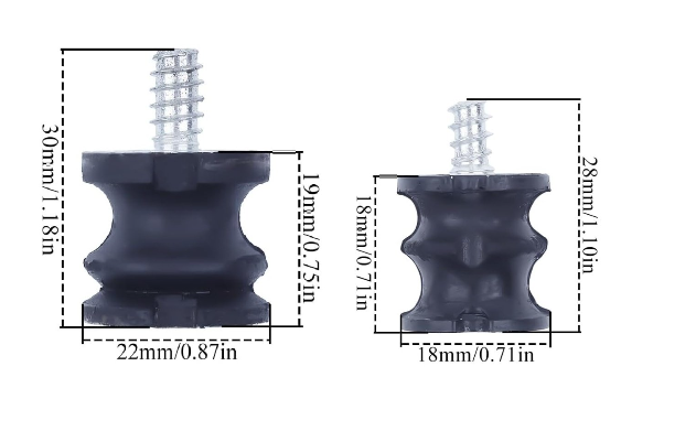 Set amortizoare drujba Husqvarna 61/66/262/268/272
