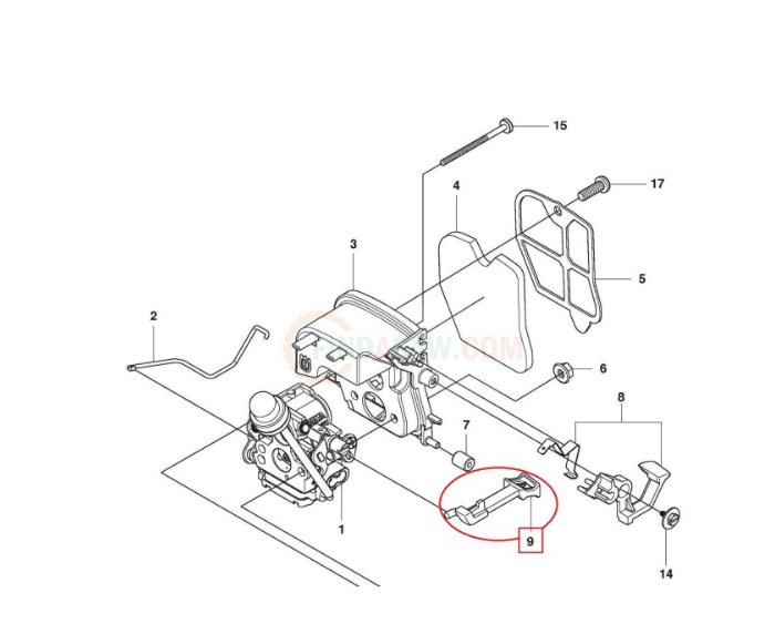 Tragaci soc drujba Husqvarna 235, 236, 240