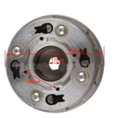 Ambreiaj ATV 110-125cc , cutie semi-automata, 18 dinti