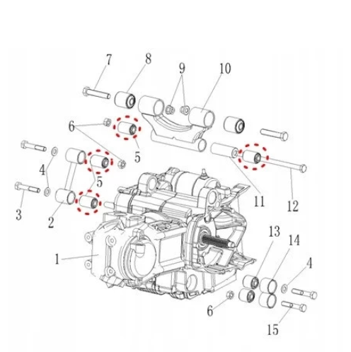 Bucsa bascula fata ATV Linhai 260-300-575cc