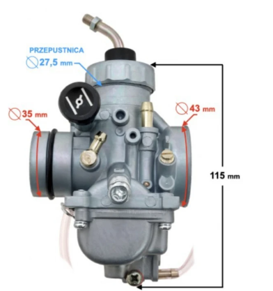 Carburator scuter Yamaha DT 125