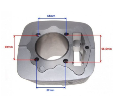 Kit cilindru set motor ATV / Cross CB 250cc -racire aer - 4T