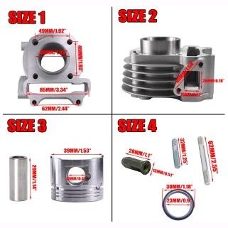 Kit Cilindru Set motor Scuter/ATV GY50-39mm