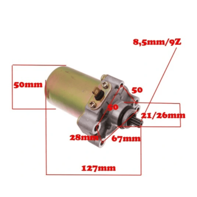 Electromotor scuter Piaggio Typhoon 125cc-2T