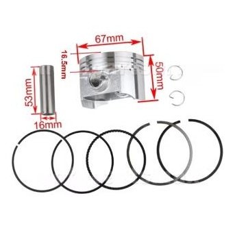 Kit Cilindru ATV CG 200cc, 4 Timpi (63.5mm)