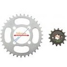 Kit lant ATV 428 - 128L si pinioane 428-36T / 428-15T