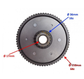 Oala ambreiaj scuter Yamaha YBR 125cc