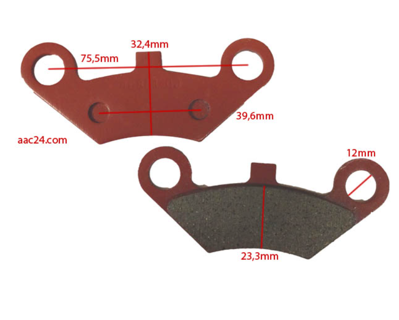 Placute frana ATV CFMOTO