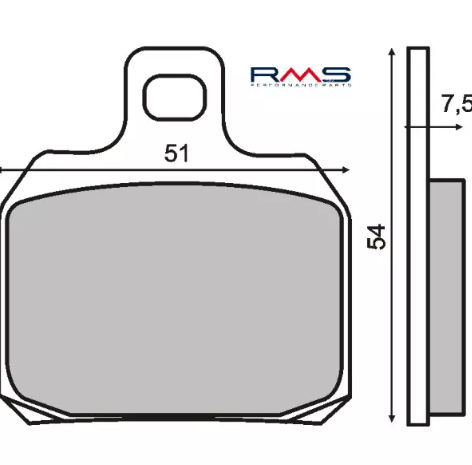 Set Placute Frana Scuter Piaggio Beverly X9/Peugeot Speedfight/Yamaha Majesty 125 /Suzuki Burgman-4T
