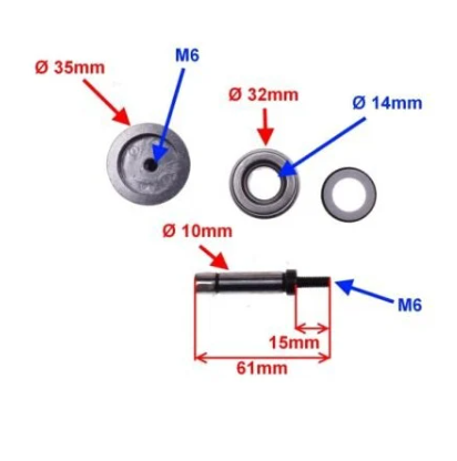 Kit reparatie pompa apa scuter Aprilia Leonardo 125-180cc , 2T