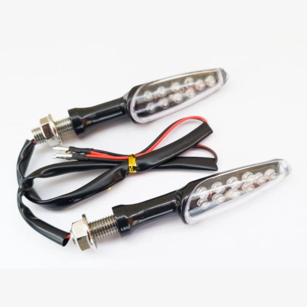 Set semnalizari moto led negre